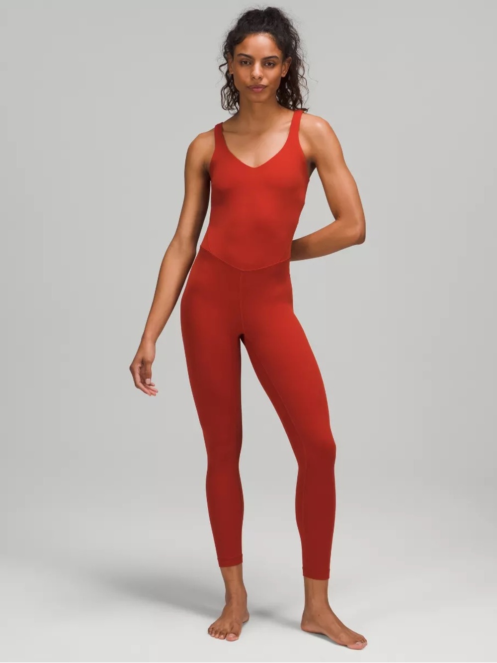 Lululemon Align 25” Jumpsuit - Red Size 2